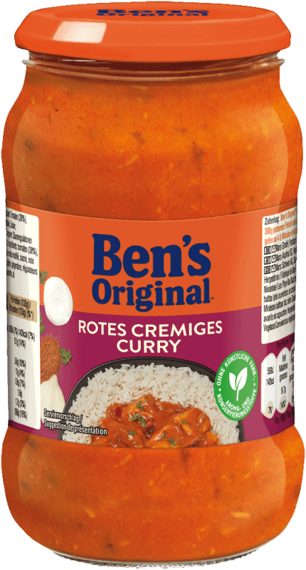 BEN'S ORIGINAL™ Sauce Rotes Cremiges Curry 400g image