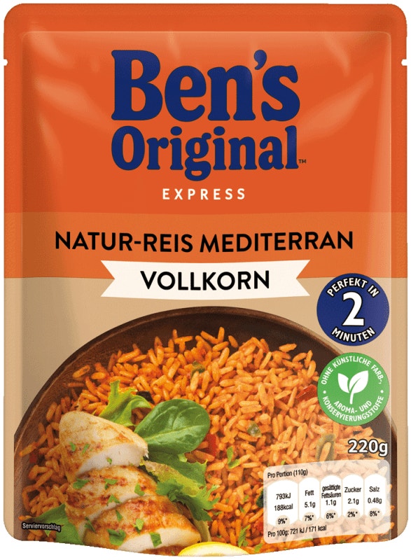 BEN'S ORIGINAL™ Express Naturreis Mediterran 220g