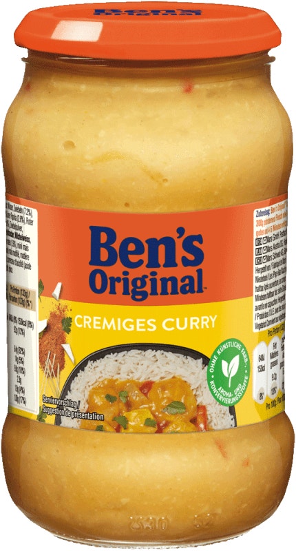 BEN'S ORIGINAL™ Sauce Cremiges Curry 400g