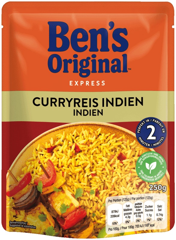 BEN'S ORIGINAL™ Express Curryreis 250g