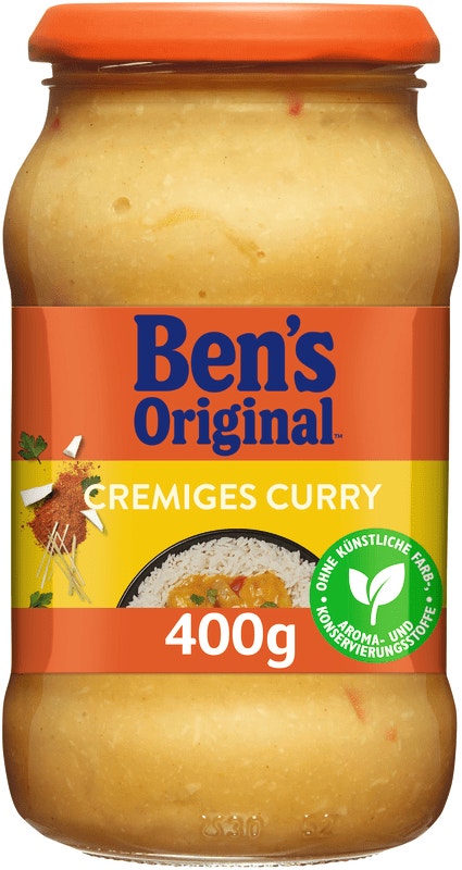 BEN'S ORIGINAL™ Sauce Cremiges Curry 400g