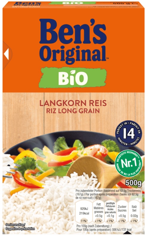 BEN'S ORIGINAL™ Bio Langkorn-Reis 500g