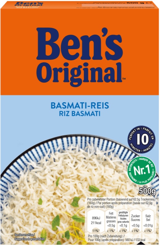 BEN'S ORIGINAL™ Basmati-Reis 500g