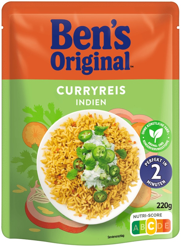 BEN'S ORIGINAL™ Express Curryreis 220g