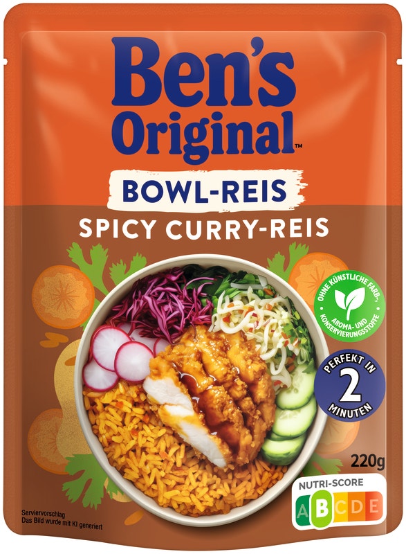 BEN'S ORIGINAL™ Express Spicy Curry Bowl-Reis 220g