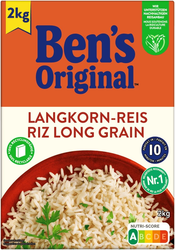 BEN'S ORIGINAL™ Langkorn-Reis 10-Minuten 2Kg